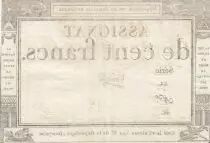 Francia 100 Francs - 18 Nivose An III - (07.01.1795) - Sign. Gros - Serial 84