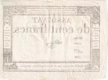 Francia 100 Francs - 18 Nivose An III - (07.01.1795) - Sign. Latour - Serial 3420 - P.78