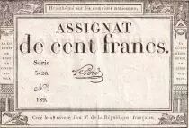 Francia 100 Francs - 18 Nivose An III - (07.01.1795) - Sign. Lehord - Serial 3420 - P.78