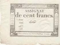 Francia 100 Francs - 18 Nivose An III - (07.01.1795) - Sign. Lenoir - Serial 5519