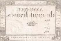 Francia 100 Francs - 18 Nivose An III - (07.01.1795) - Sign. Malter- Serial 6 - P.78