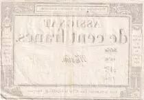 Francia 100 Francs - 18 Nivose An III - (07.01.1795) - Sign. Morin - Serial 1478 - P.78