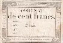 Francia 100 Francs - 18 Nivose An III - (07.01.1795) - Sign. Morin - Serial 1478-861 - P.78