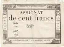 Francia 100 Francs - 18 Nivose An III - (07.01.1795) - Sign. Og&eacute; - Serial 1609