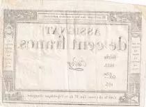 Francia 100 Francs - 18 Nivose An III - (07.01.1795) - Sign. Oudry - Serial 3920