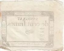 Francia 100 Francs - 18 Nivose An III - (07.01.1795) - Sign. Oudry - Serial 3920