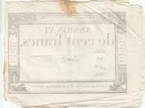 Francia 100 Francs - 18 Nivose An III - (07.01.1795) - Sign. Oudry - Serial 3920