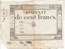 Francia 100 Francs - 18 Nivose An III - (07.01.1795) - Sign. Oudry - Serial 3920