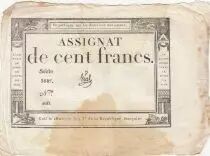 Francia 100 Francs - 18 Nivose An III - (07.01.1795) - Sign. Oudry - Serial 3920