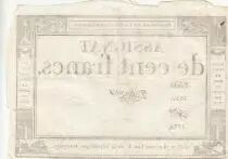 Francia 100 Francs - 18 Nivose An III - (07.01.1795) - Sign. Oudry - Serial 3920