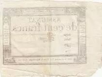 Francia 100 Francs - 18 Nivose An III - (07.01.1795) - Sign. Oudry - Serial 3920