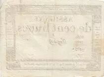 Francia 100 Francs - 18 Nivose An III - (07.01.1795) - Sign. Oudry - Serial 3920