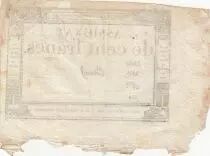 Francia 100 Francs - 18 Nivose An III - (07.01.1795) - Sign. Oudry - Serial 3920