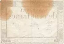 Francia 100 Francs - 18 Nivose An III - (07.01.1795) - Sign. Saxy - Serial 2906
