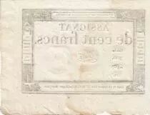 Francia 100 francs - 18 Nivose An III - 1794 - Sign. Bouly - Serial 5519