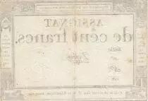 Francia 100 francs - 18 Nivose An III - 1794 - Sign. De Caen - Serial 467