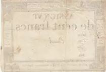 Francia 100 francs - 18 Nivose An III - 1794 - Sign. Edouard - Serial 4109