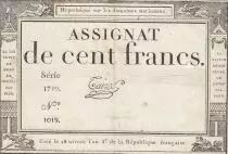 Francia 100 francs - 18 Nivose An III - 1794 - Sign. Taizy - Serial 1719