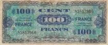 Francia 100 Francs - Allied Military Currency - 1944 - Serial 3 - Num 85813966