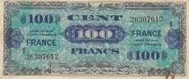 Francia 100 Francs - Allied Military Currency - 1944 - Serial 4 - P.123
