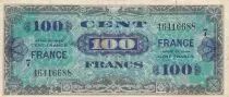 Francia 100 Francs - Allied Military Currency - 1944 - Serial 7 - Num 46416688