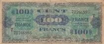 Francia 100 Francs - Allied Military Currency - 1944 - Serial 7