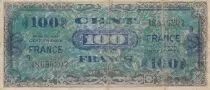 Francia 100 Francs - Allied Military Currency - 1944 - Serial 8 - Num 18536207