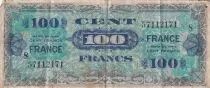 Francia 100 Francs - Allied Military Currency - 1944 - Serial 8 - Num um 71104382