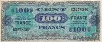 Francia 100 Francs - Allied Military Currency - 1944 - Serial 8 - P.123