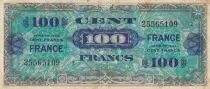Francia 100 Francs - Allied Military Currency - 1944 - Serial Small 2 - Num 25565109