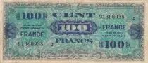 Francia 100 Francs - Allied Military Currency - 1944 - Serial Small 2 - Num 91360938