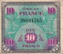 Francia 100 Francs - Allied Military Currency - 1944 - Without Serial - VF - P.116