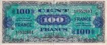 Francia 100 Francs - Allied Military Currency - 1945 - Serial 6 - P.123
