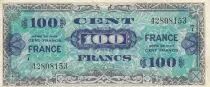 Francia 100 Francs - Allied Military Currency - 1945 - Serial 7 - P.123