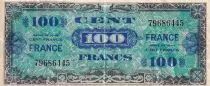 Francia 100 Francs - Allied Military Currency - 1945 - Without Serial  - VF - P.123a