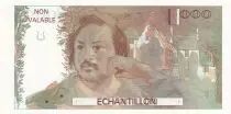 Francia 100 Francs - Balzac 1980 - Proof recto verso without watermark - Echantillon - UNC
