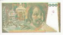 Francia 100 Francs - Balzac 1980 - Proof recto verso without watermark - Serial varieties - Echantillon - AU / P.UNC