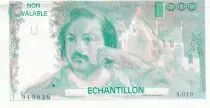 Francia 100 Francs - Balzac 1980 - Proof with watermark - Serial varieties -  Echantillon - AU