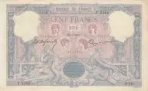Francia 100 Francs - Blue and pink -  22-02-1901 - Serial T.3166 - F to VF - P.65