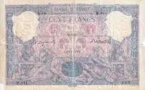 Francia 100 Francs - Blue and pink - 1890 - Serial M.811 - VG - P.65