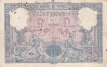 Francia 100 Francs - Blue and pink - 1905 - Serial U.4293 - F - P.65
