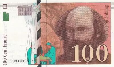 Francia 100 Francs - Cezanne - 1997 - Serial C031