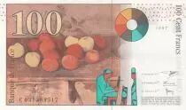 Francia 100 Francs - Cezanne - 1997 - Serial C031