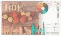 Francia 100 Francs - Cezanne - 1997 - Serial K012