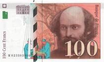 Francia 100 Francs - Cezanne - 1997 - Serial M.025