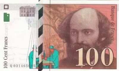 Francia 100 Francs - Cezanne - 1997 - Serial Q031