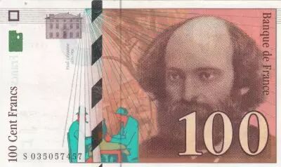 Francia 100 Francs - Cezanne - 1997 - Serial S035