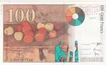 Francia 100 Francs - Cezanne - 1997 - Serial V000