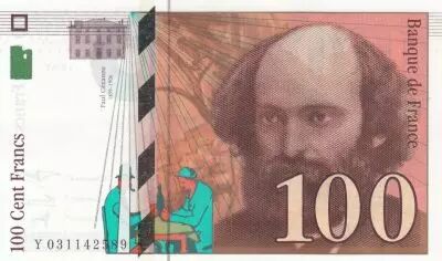 Francia 100 Francs - Cezanne - 1997 - Serial Y031