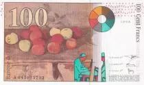 Francia 100 Francs - Cezanne - 1998 - Letter A